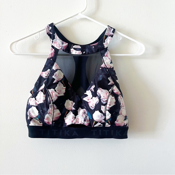 Titika Rosa Print Sports Bra size 4 - Picture 3 of 5